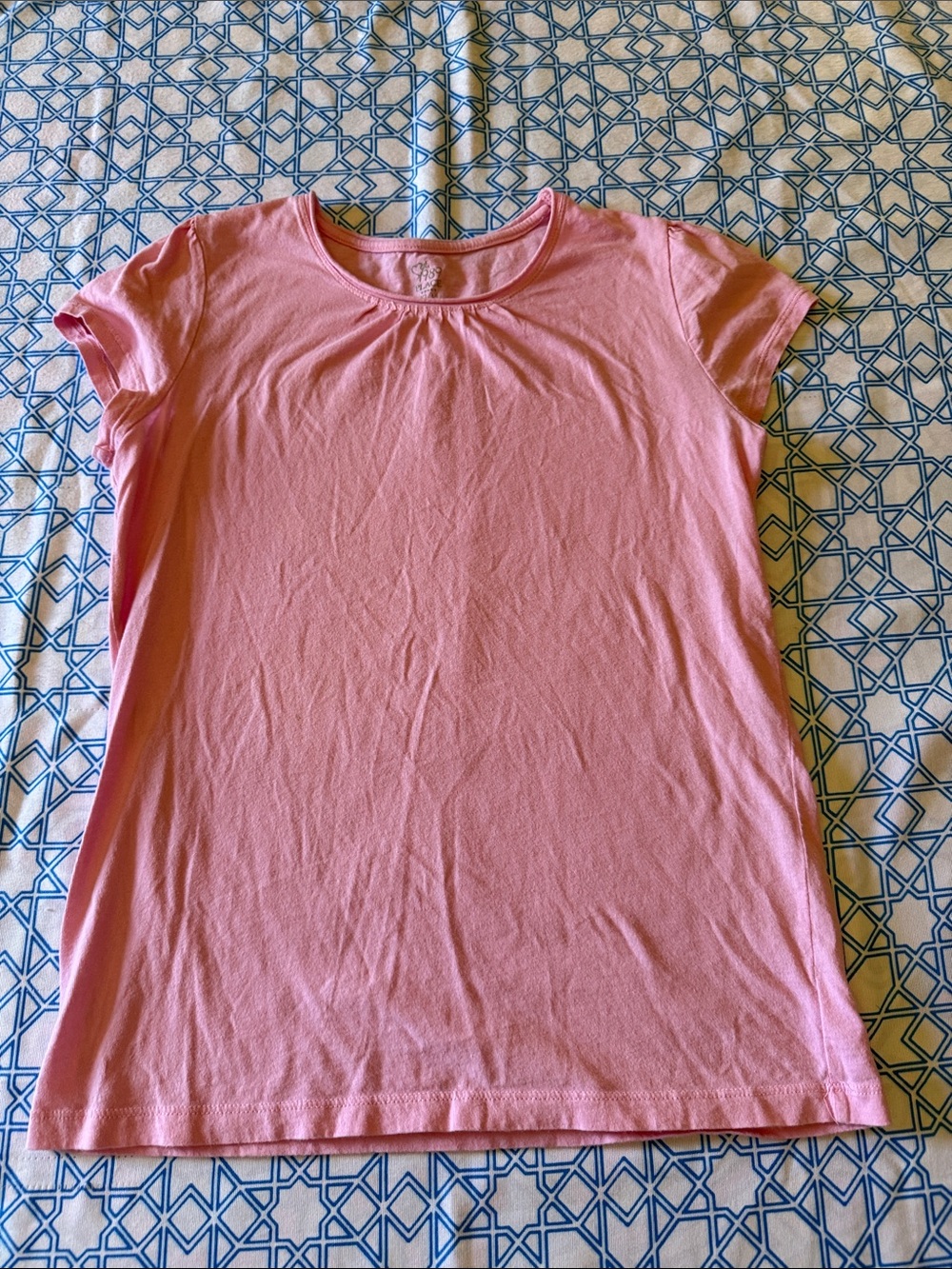 The Children’s Place Soft Pink Girls' Crew Neck Tee